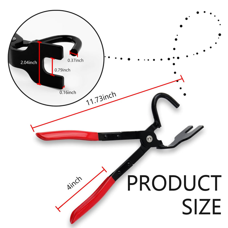 Exhaust Hanger Removal Tool with 25° Offset Design,High Strength Exhaust Hanger Pliers with Non-Slip Handle,Professional Exhausts Hangers Tool for Dismantling Exhausts Hangers