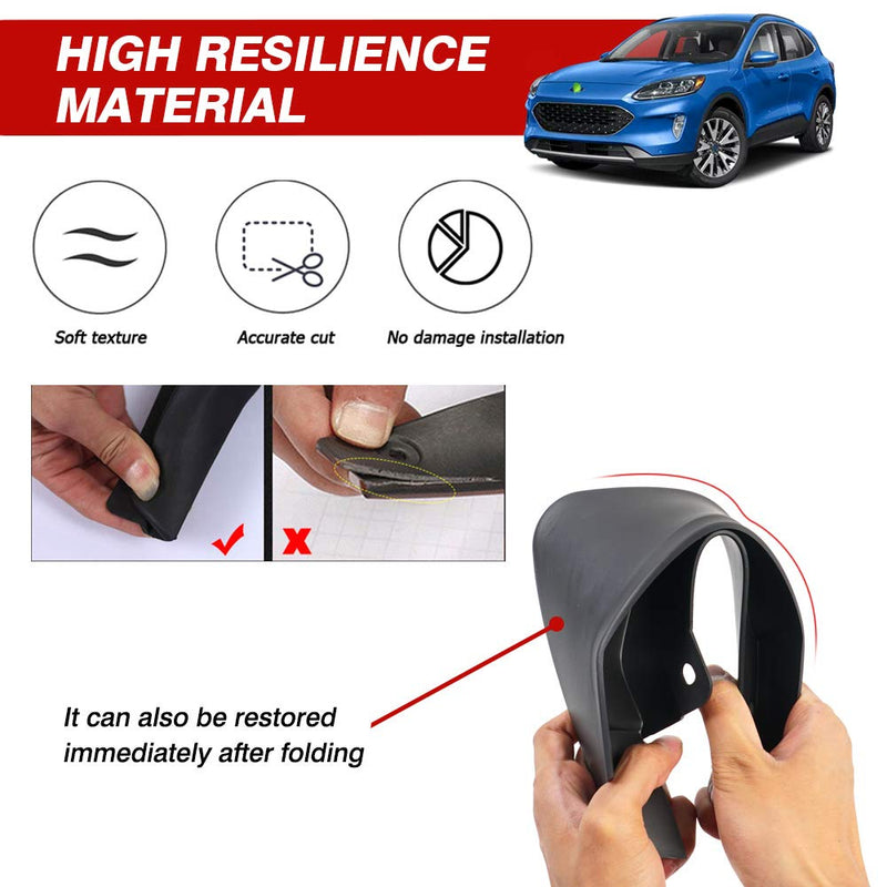 Autorder Mud Flaps Splash Guards for Ford Escape 2020 2021 2022 2023 2024 2025 Accessories Mudflap Fender Flares Front and Rear Mud Guard Set 4PCS (Not for ST-Line Models) 2020-2025 Ford Escape