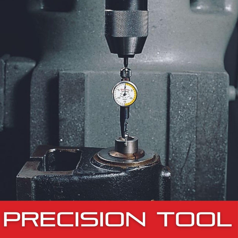 Starrett 711 Last Word Dial Test Indicator Attachment with Case - 711EA | Universal Friction Holder, Snugs Into 57 and 257 Surface Gages, With Case, 711EA