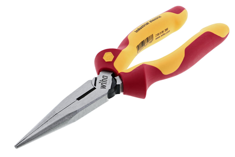 Wiha 32923 8-Inch Insulated Industrial Long Nose Pliers