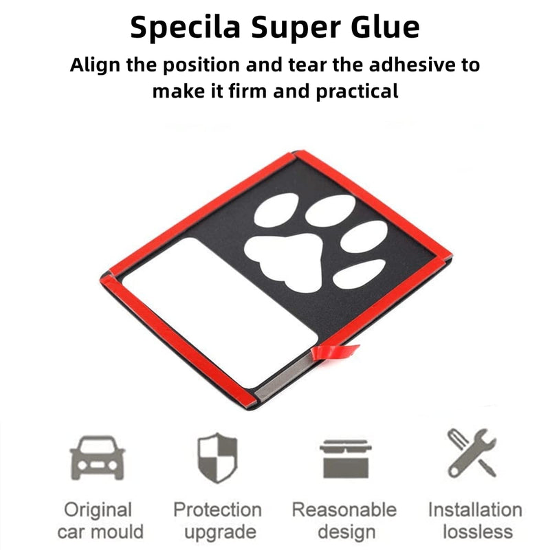  [AUSTRALIA] - POETRYXIAO Tail Light Cover Guard with Paw Print Style (Halogen Tail Light) for Jeep Wrangler 2018-2023 JL Sport/Sports(Paw Print) JL(Dog Paw)