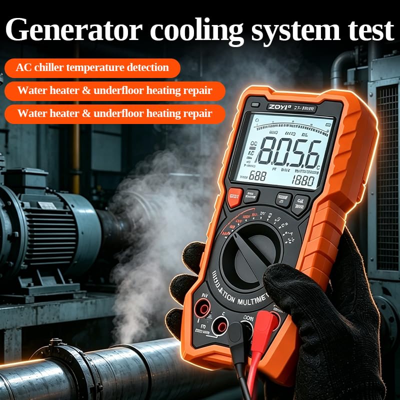 ZOYI ZT-1000R 2 in 1 Megohmmeter Multimeter, Max 1000V with DAR & PI, Insulation Resistance up to 20GΩ, 19999 Counts, AC/DC Diodes Ohm, TRMS, Auto-Ranging, Frequency and Temperature