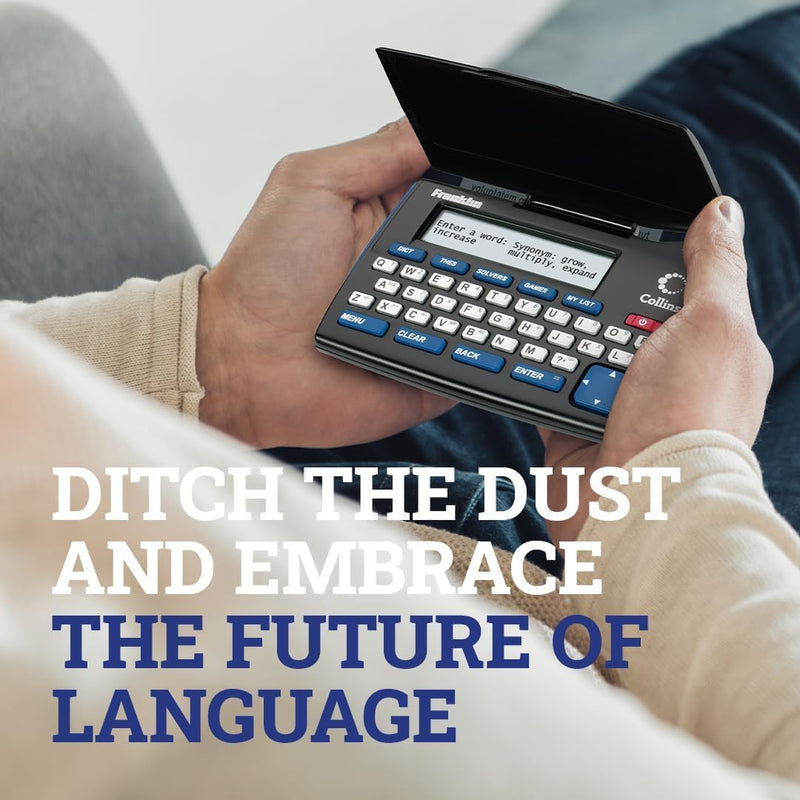  [AUSTRALIA] - Franklin Collins English Digital Dictionary Express Edition - Electronic Dictionary, Your Language Companion with Thesaurus, Games & Converters - Dictionary with Synonyms and Antonyms