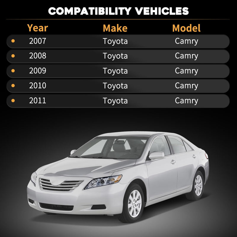 Overhead Console Dome Lamp Assembly Fit for Toyota Camry 2007‑2011 Overhead Roof Display Light Replaces 63650‑33271‑E0 63650‑33270‑E0