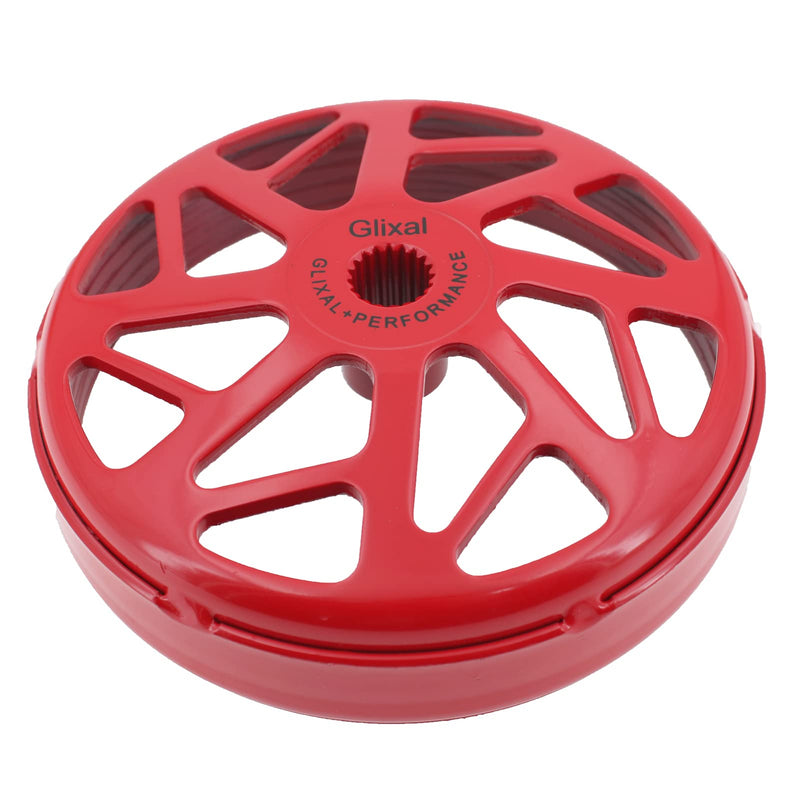 Glixal High Performance Clutch Bell Housing for GY6 125cc 150cc 180cc 200cc 152QMI 157QMJ Based Engine Scooter Moped ATV Go Kart Quads, Racing Clutch Drum Cover (Type C) type c