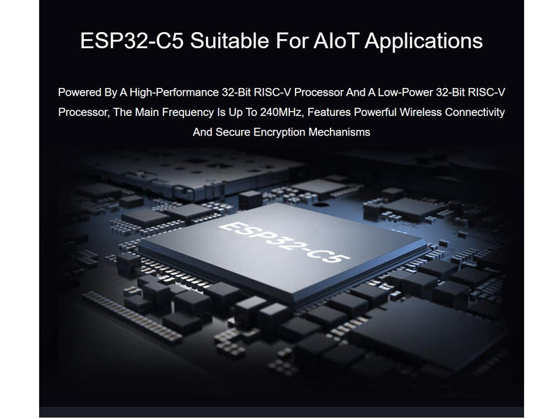 ESP32-C5 1.47inch LCD Display Development Board ,262K Color Display | with Pre-soldered Headers,172×320 Resolution, 2.4GHz/5GHz Wi-Fi 6 and Bluetooth 5 (LE) ,RISC-V 32-bit Processor