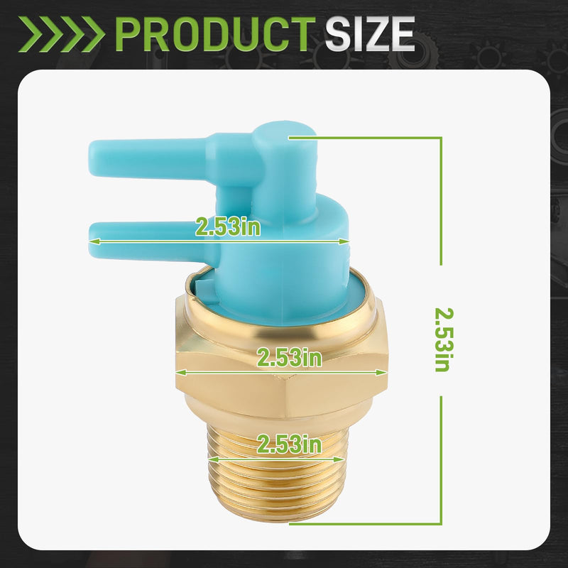 90925-05068 Bimetal Vacuum Switching Valve Compatible with TOYOTA Camry 1983-2001 Compatible with Celica 1984-1999 Pressure Switch Valve Compatible with LEXUS ES250 1990-1991 9092505068