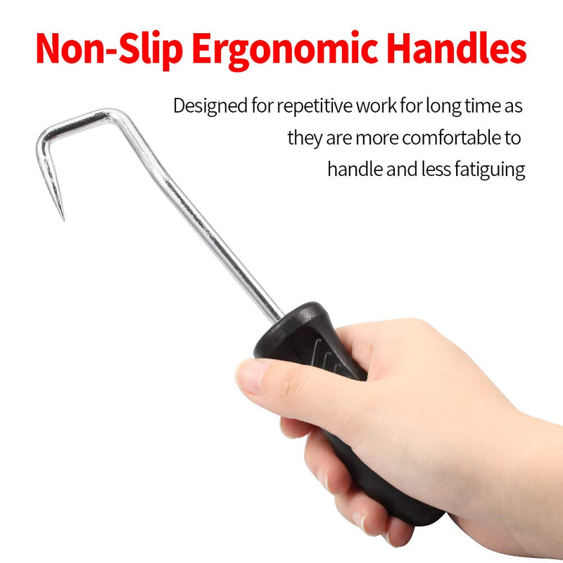SPEEDWOX Hose Removal Hook 2 Pcs Set Hose Removal Tools O Ring Removal Tools for Automotive Radiator Coolant Hose Removal 8 Inches