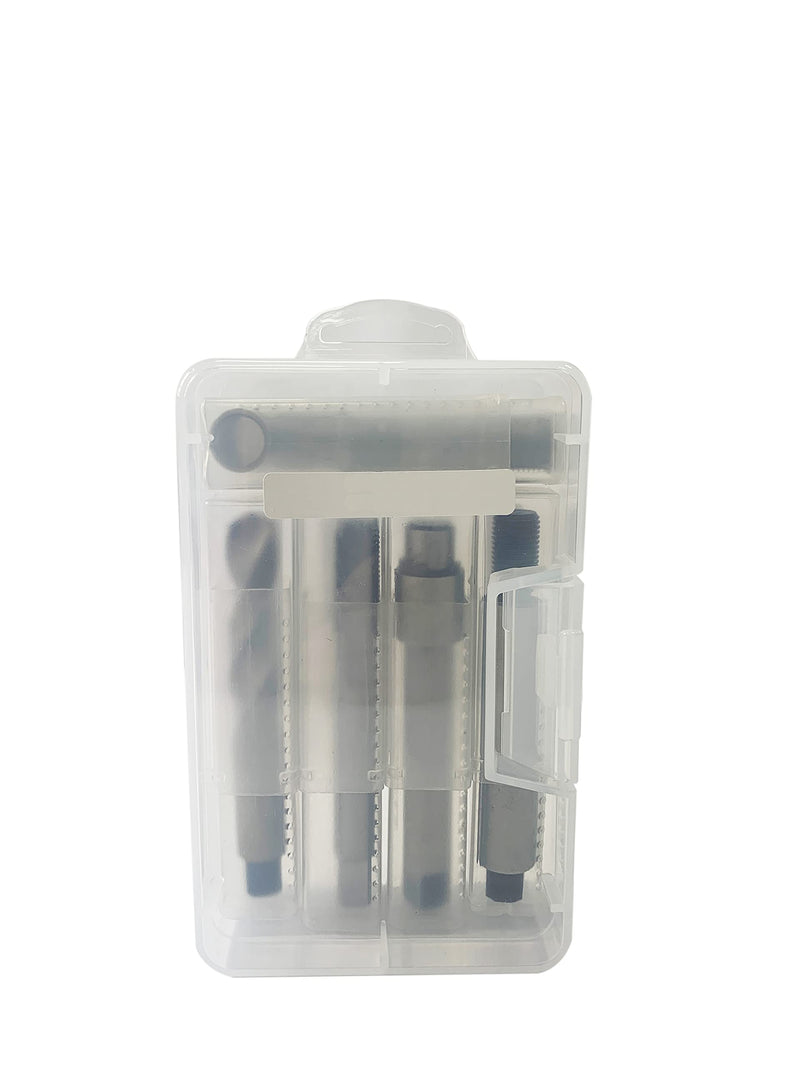 M12 X 1.25X 17 Spark Plug Repair Short Tooling KIT, Metric Thread Repair Kit,Especially Suitable for Repairing Motorcycle,Tractor，UTV,ATV and Snowmobile Spark Plug Repair
