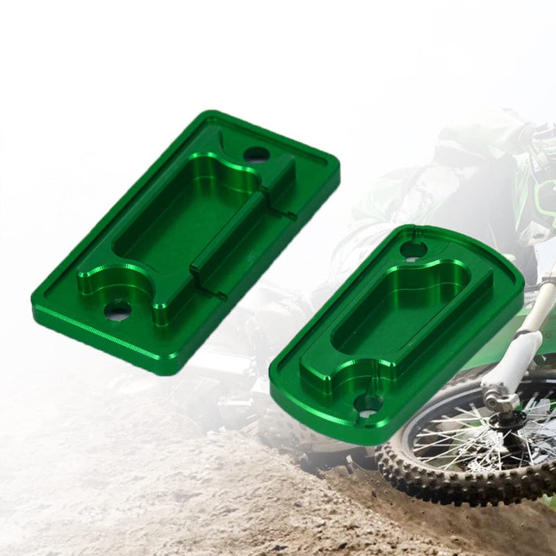 Motorcycle Front Rear Clutch Brake Reservoir Fluid Cover Cap CNC for Dirt Bike KX65 01-21 KX80 KX85 KX100 98-21 KX125 92-08 KX250 93-08 KX250F 04-18 KX250 19-20 KX450F 06-18 KLX300R 20 KLX450R 08-15