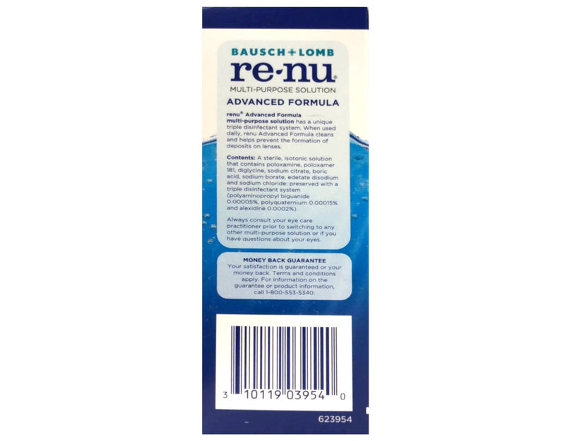 Renu MultiPlus Advanced Formula Multipurpose Solution, 2 Fl Oz 2 Fl Oz (Pack of 1)