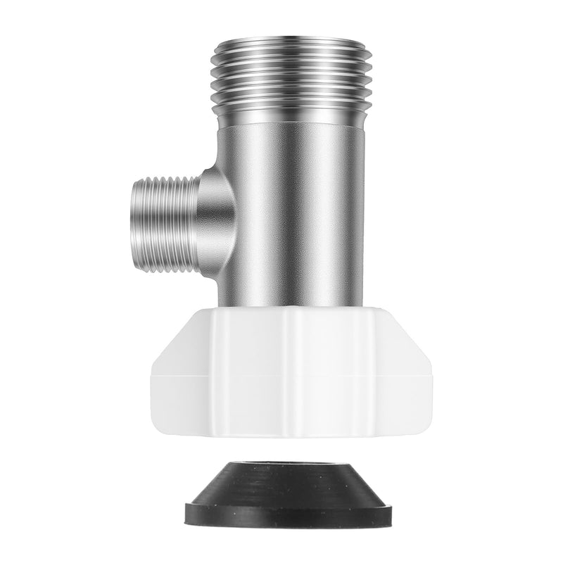 Brass T Valve Bidet T Adapter 7/8" x 7/8" x 3/8" Bidet Tee Connector Bidets Pipe Connector for Toilet Thread Branch 9/16", Thread Code 15/16"-14UNS