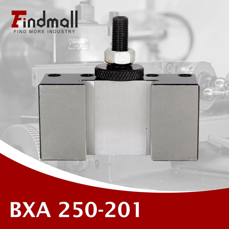 findmall BXA #1 Quick Change Turning and Facing Lathe Tool Post Holder 250-201 Tool Holder Fit for Lathe
