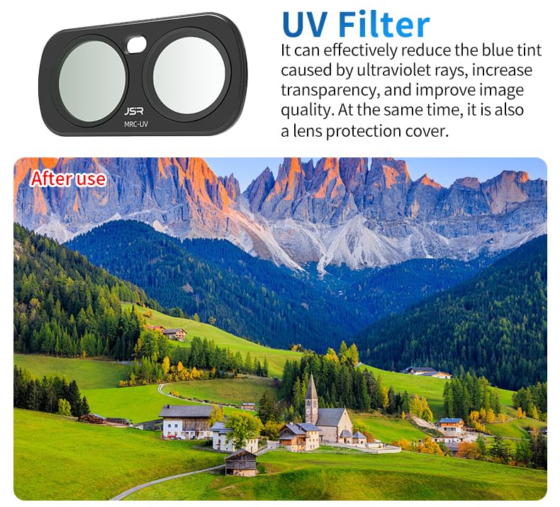 Coyktonty Filter Kit for Insta360 Luna Ultra Accessories,HD Optical Glass, Multi-Coated, Aluminum Frames (Star+CPL+ND8+ND16+ND32+ND64+Night+Black 1/4) STAR+CPL+ND8+ND16+ND32+ND64+NIGHT+Black 1/4