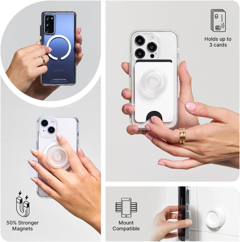 PopSockets Phone Grip for MagSafe, Magnetic Holder- Hot Dog | Removable, For Kindle / Android / iPhone, With Magnet, 3d, Large, Big, Funny