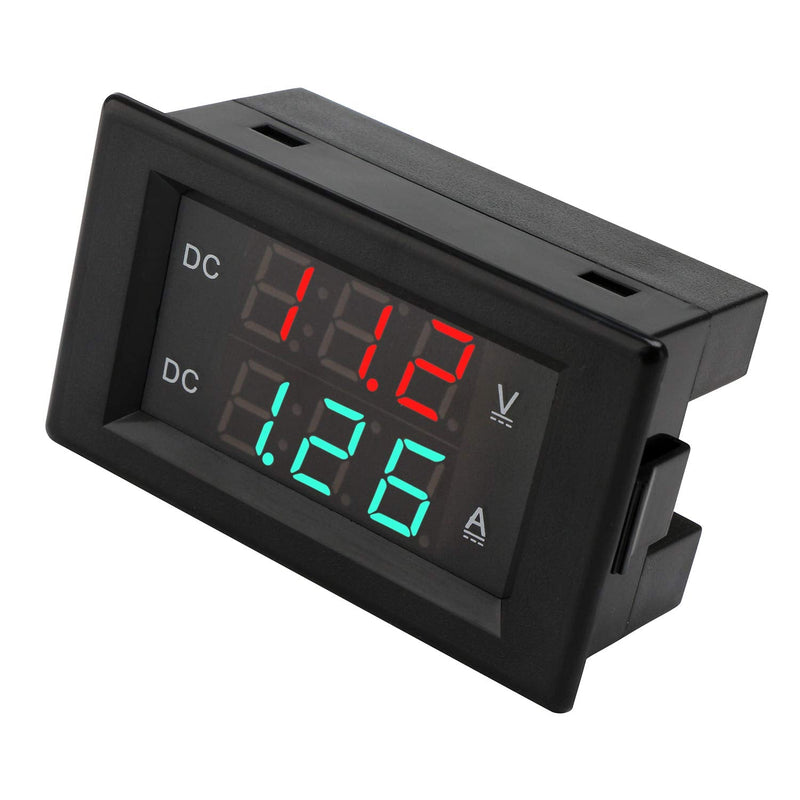 DROK DC 4.5-100V Digital Voltmeter Ammeter Multimeter Panel, DC Amp Meter Voltage Meter, Current Meter 0-50A Volt Tester, LED Display Voltage Gauge for Automotive Motor Battery DC 100V 50A