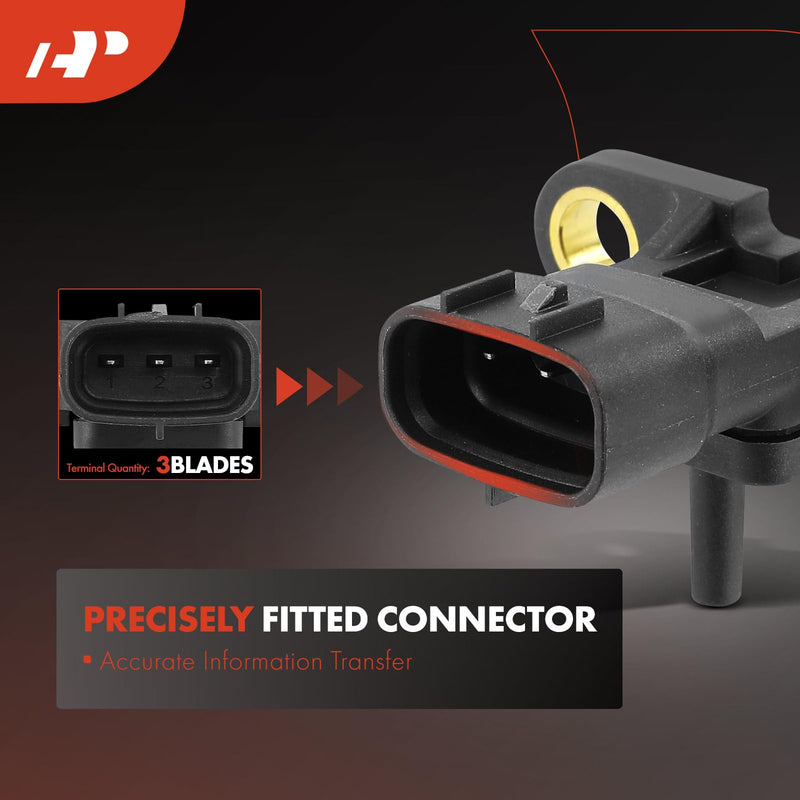 A-Premium Manifold Pressure (MAP) Sensor [3 Pins] Compatible with Subaru Forester 1998-1999, Impreza 1995-1998, Legacy 1995-1999, SVX 1996-1997, 1.8L 2.2L 2.5L 3.3L