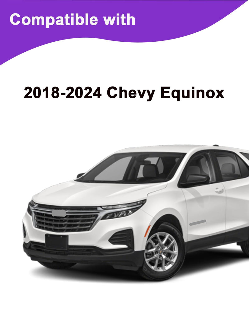 Center Console Insert Mats for Chevy Equinox 2018-2024 13Pcs Black | Silicone Cup Holder Coaster Insert Pads,Waterproof,Soft,Non-slip,for Chevrolet Equinox 2024 2023 2022 2021 for Equinox 2018-2024
