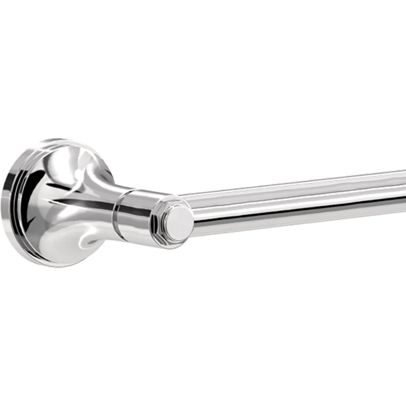 Franklin Brass Woodruff 4-Piece Bathroom Set Polished Chrome 18" + 6" Towel Rack, Toilet Paper Holder, Hand Towel Holder, Hook | 4-Piece Bath Hardware Accessories Set WDRF64-PC