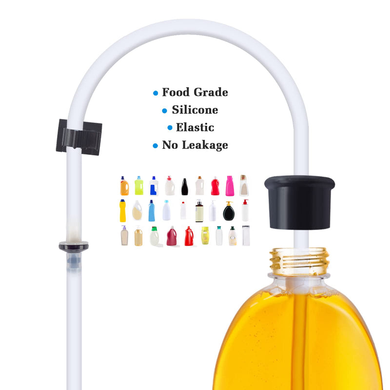 Soap Dispenser for Kitchen Sink and Extension Tube Kit, Stainless Steel SoapDispenser with 47 Inches Tube Connects Directly to Soap Bottle, Hand and Dish Soap Dispenser Pump （Brushed Nickel） Brushed Nickel With 47" Tube Kit
