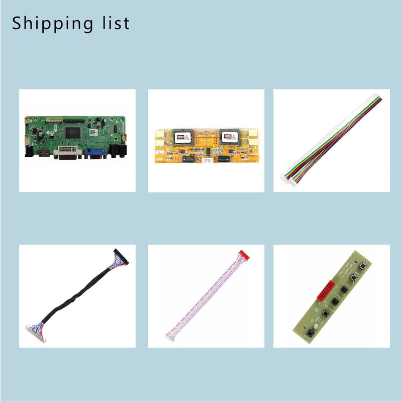 LVDs Controller Board 30 pins m.nt68676 for 17" 19" 1280x1024 M170EG01 M170EN01 M170EN06 M170ETN01 1 LCD Gaming Screen Panel