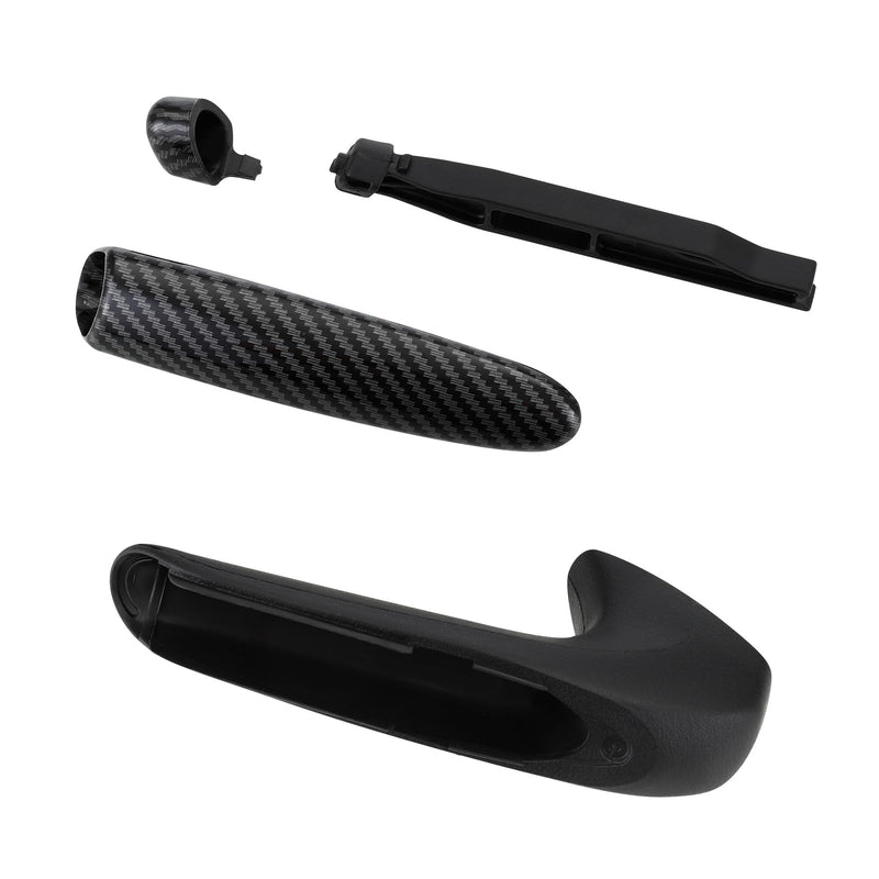 Emergency Brake Parking Handle Cover, 47115-SNA-A82ZA Car Handle Grip and Knob Set, Carbon Fiber Color Car Handbrake Cover Fits for Honda Civic 2006-2011