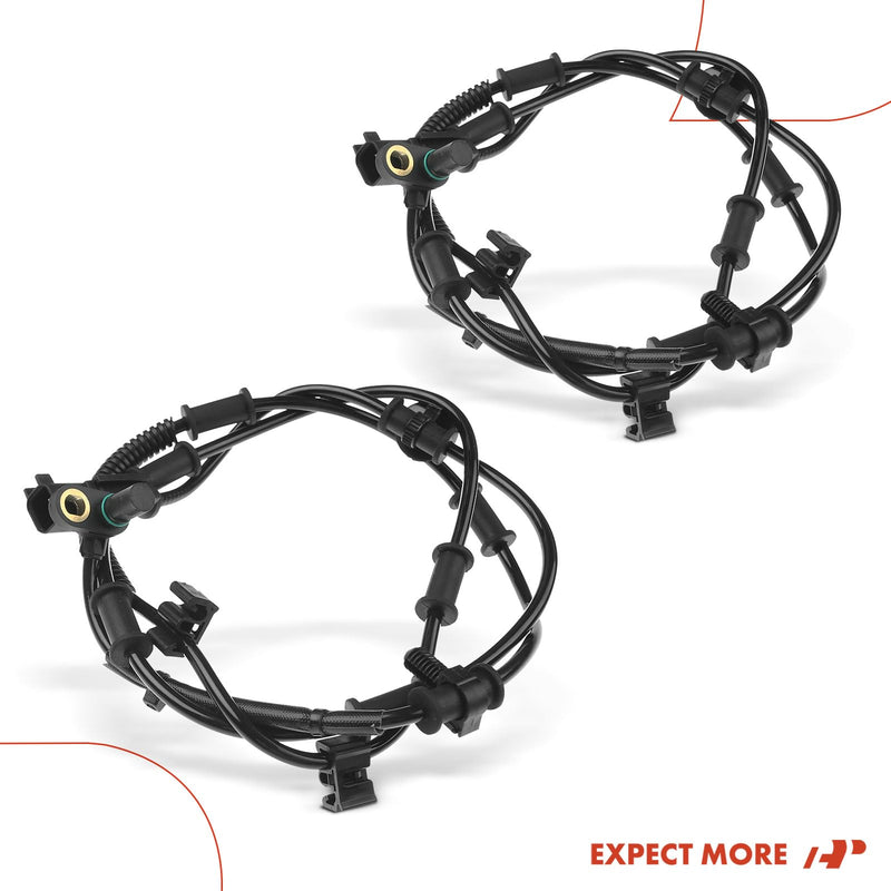 A-Premium 2PC Front ABS Wheel Speed Sensor Compatible with Ram 2500/3500 2014-2018, Off Road Suspension, Replaces 68165624AD, 0265004257 Pack of 2
