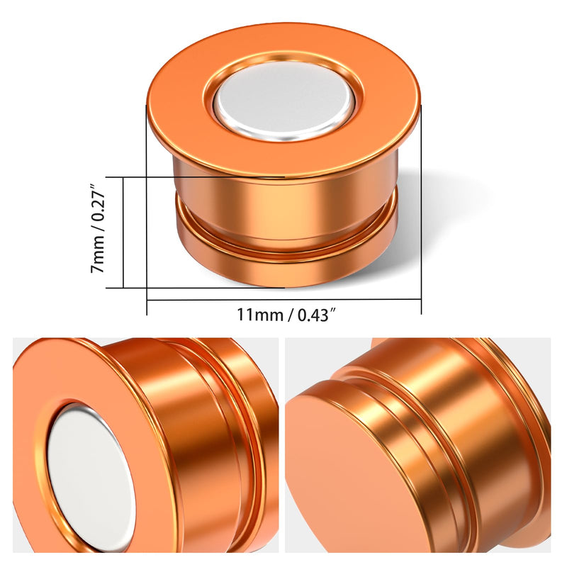 NICECNC Motorcycle Odometer Magnet Kit Replacement Compatible with KTM 125-530 XC XC-W XCF-W 2003-2023,Compatible with Husqvarna 125-501 TE FE FE I 2014-2023,See Fitment orange
