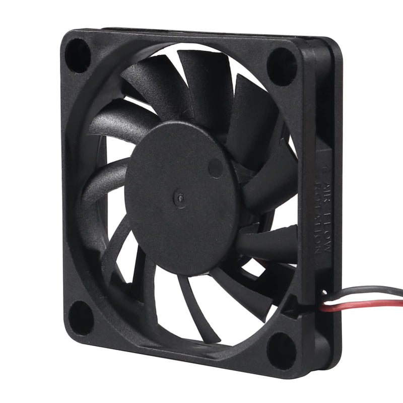 UMLIFE 60mm Fan, 4-Pack 5Volt 0.18A USB 60x60x10mm 6010 Brushless DC Computer CPU Heat Sink Cooling Cooler Fan 60mm x 10mm 6010 5V USB