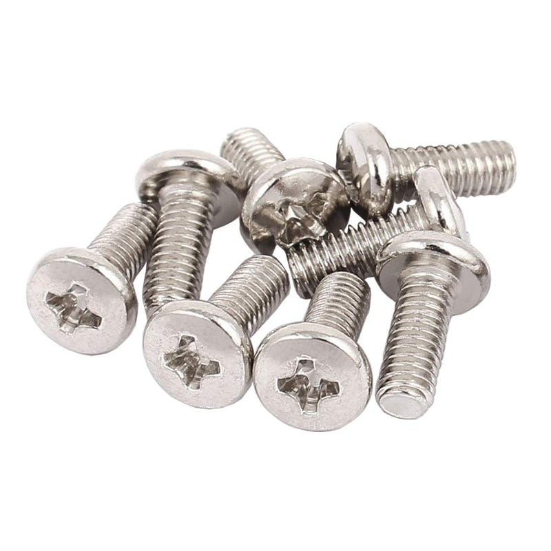 60 PCS Stainless Steel VESA TV LCD Monitor Mounting Phillips Head Screws M4 x 10mm 60-Pieces