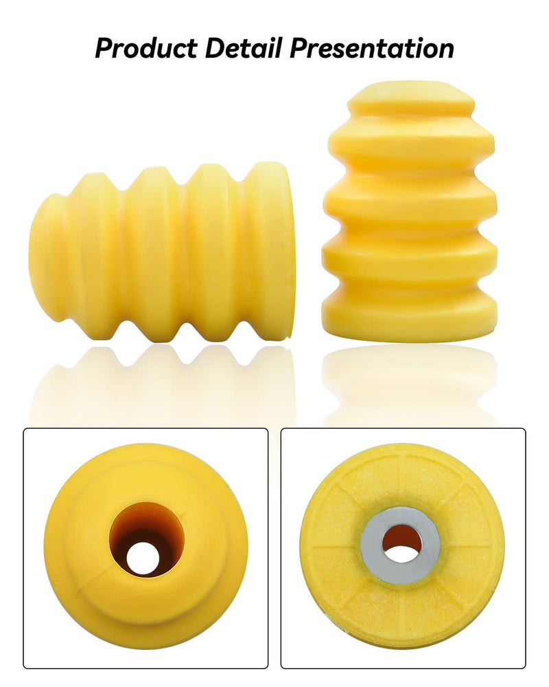 2Pcs Rear Bump Stops, Axle Jounce Bumpers Fit for Chevy Silverado 1500 GMC Sierra 1500 2007-2019 Replace 15236353