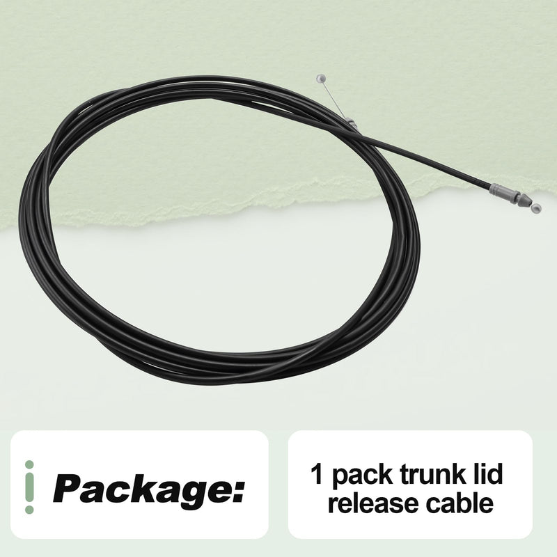 Trunk Lid Release Cable Compatible with 2012-2014 Camry L 2012-2017 Camry LE XLE SE XLE 2015-2017 Camry XSE Replace 912-702 6460706191 6460706190