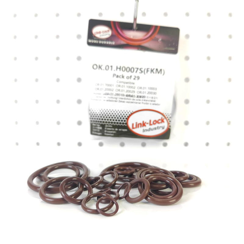 29PCS FKM Viton OK.01.H0007S Engine coolant Pipe/Water Hose O-Ring Kit 17227613656 17227800958 11537610049 for BMW BMW N13 F20 F21 116I 118I