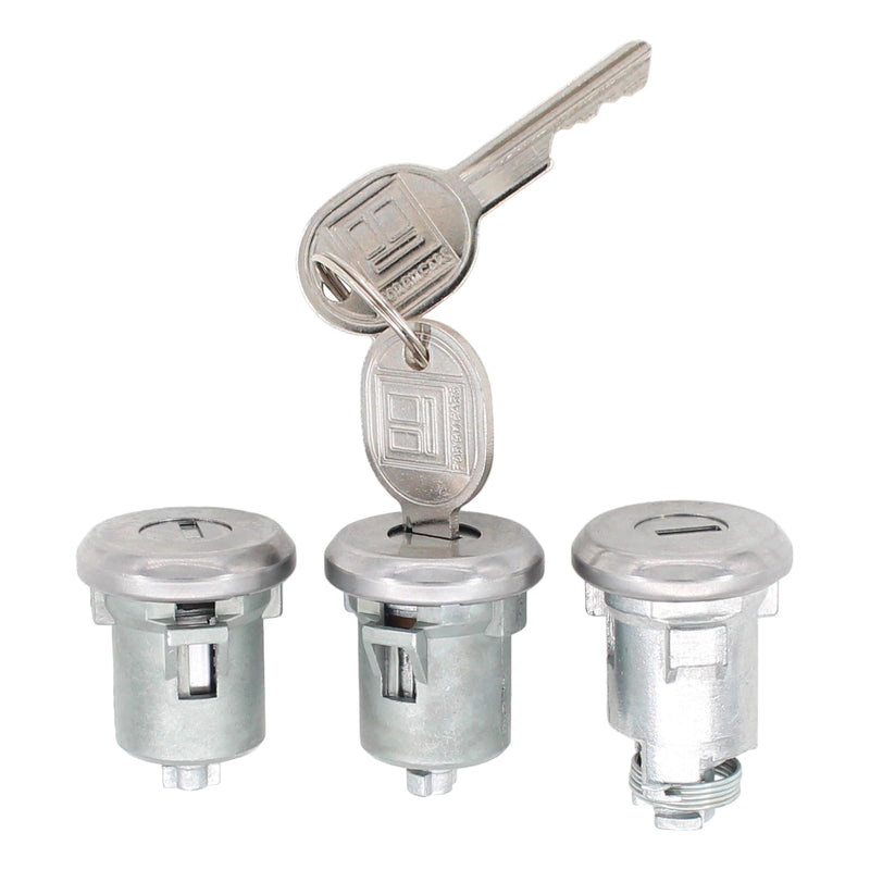 ApplianPar Door Lock Cylinder Set for Biscayne Camaro Caprice Chevelle Impala Malibu Nova Skylark Special Cutlass Bonneville Catalina Grand Am Grand Prix GTO Lemans Parisienne Tempest