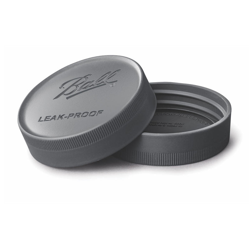Ball Leak-Proof Plastic Lids for Glass Mason Jars, Used for Canning, Pickling, Juice, Jam, Jelly (Wide, 6 Count (Pack of 2)) 6 Count (Pack of 2) Wide