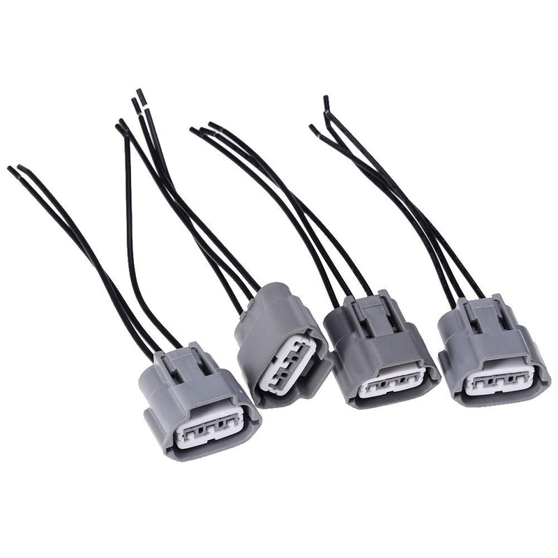 Ignition Coil Connector Plug Wiring Harness Pigtail Replacement for Nissan Altima 2007-2015 Nissan Sentra 2000-2012 (4-Pack)