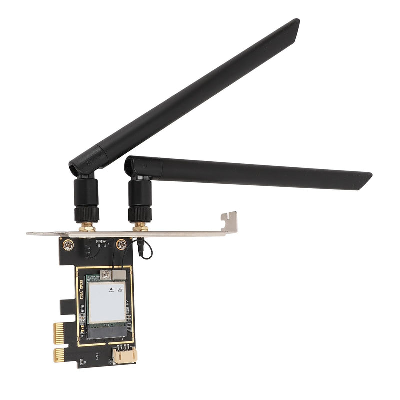 WiFi7 Card MT7925 PCIe Network Adapter, Bluetooth 5.3 5400Mbps Tri Band 2.4G 5G 6G Network Card, PCIEx1 WL Network Card Adapter for Linux, for OpenWrt, Support MU MIMO