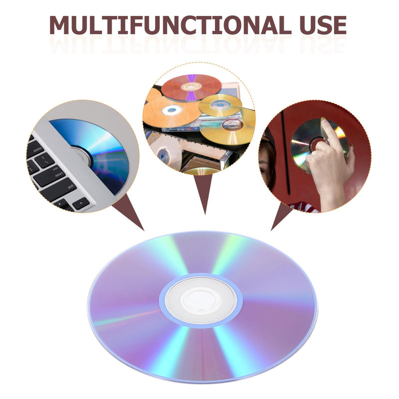 COHEALI 2pcs Recordable Music Disc Writable Media High Capacity Storage Plastic Blank Discs Compatible with DVD and CD Formats for Home and Office Audio Recording Backups