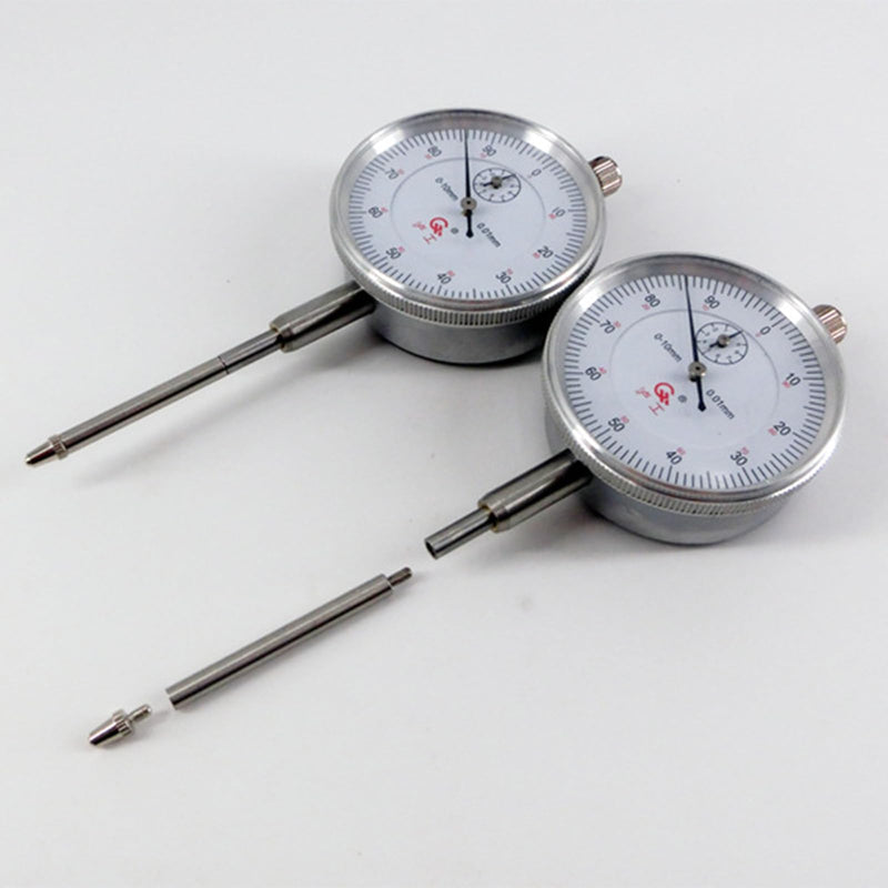 6pcs Dial Indicator Extension Stem Rod Set,10 20 40 60 80 100mm Long Extend Rod.Electrical Digital Indicator Extension Stem Rod Set, M2.5 Thread,4.5mm Diameter 10-100MM