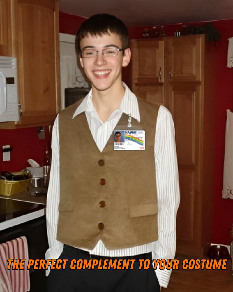 McLovin ID Driver License Superbad/Prank Items/Fake ID License/Double Sided/Great Complement for Costumes/Professional Quality: Funny Car Accesories/Funny Things 1