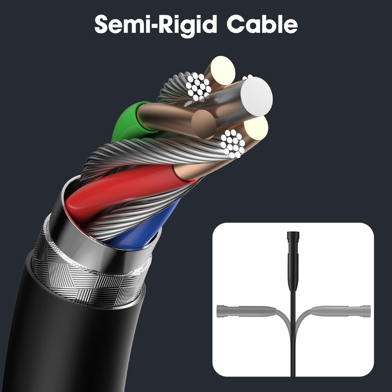 Endoscope Camera with Light,Triple Lens 1080P HD Borescope,16.4ft/5M Cable,2MP IP67 Waterproof Inspection Camera,2600mAh Battery,8GB Storage (M60-3lens-8GB-5M) M60-3lens-8GB-5M