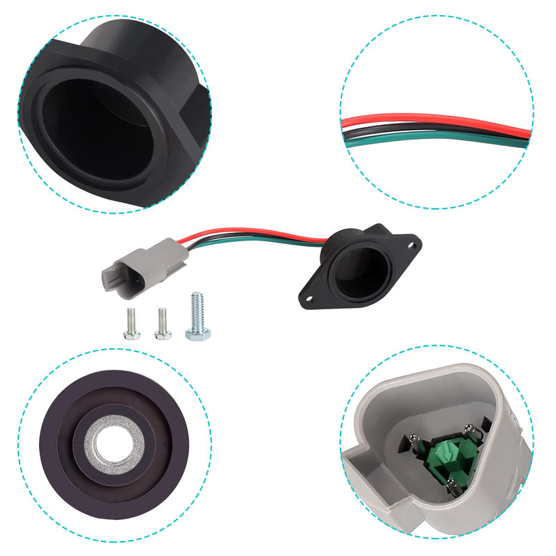 10L0L Golf Cart Speed Sensor for Club Car DS & Precedent 2004-Up (ADC Motor) - High-Speed Magnet IQ Sensor OEM 102704901, 102265601