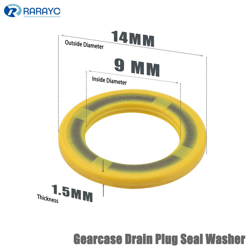 Gearcase Drain Plug Seal Washer Gaskets 26-830749 Compatible with Mercury Marine/Mercruiser (6 Pack)