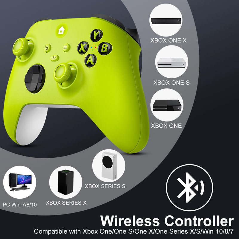 HEDYDK Wireless Controller For Xbox One,Yellow | Compatible with Xbox Controller Xbox Series X|S, Xbox One, Windows PC Yellow