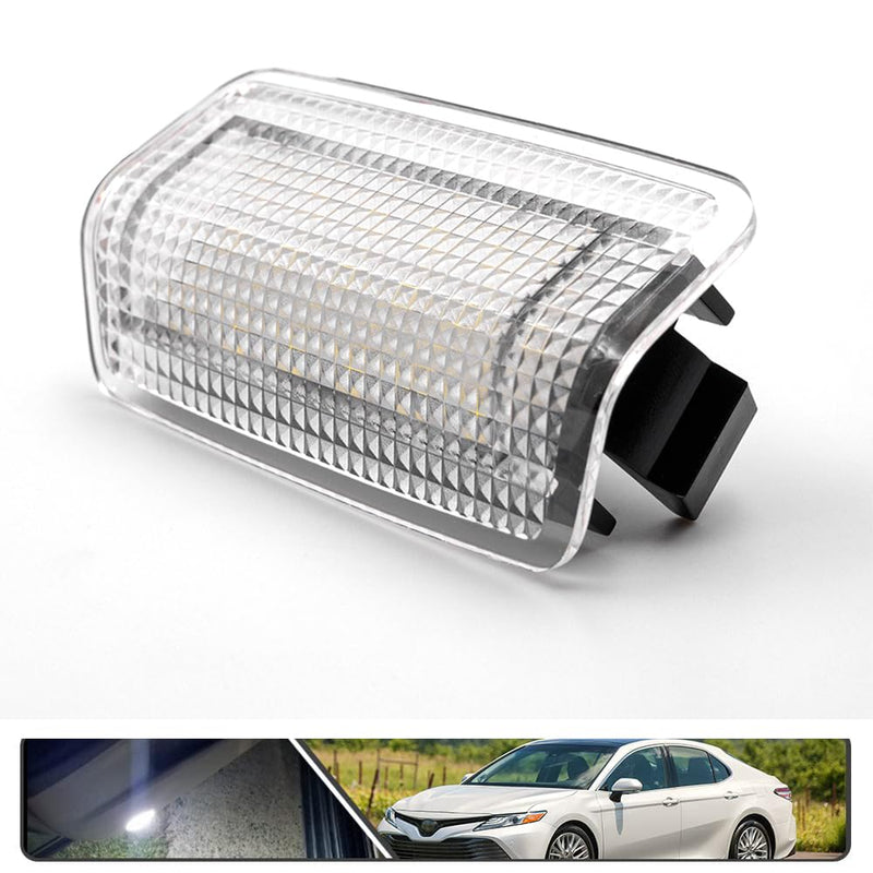 2Pcs LED Courtesy Door Light for Toyota 4Runner Camry Prius Tundra Sienna Avalon Lexus IS ES GS LS RX GX LX Powered by High Power SMD Xenon White LED Error Free