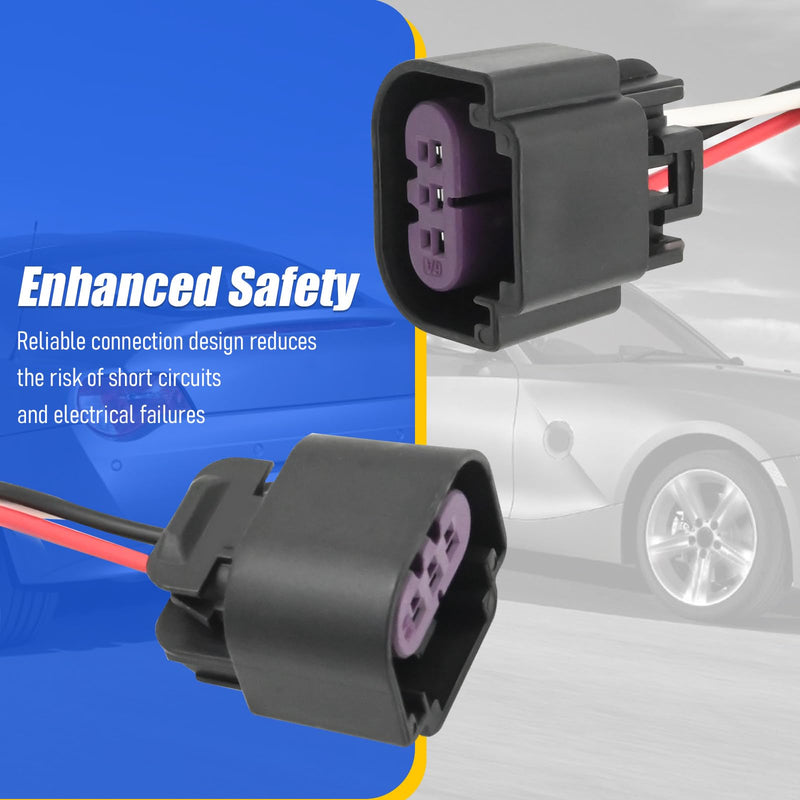 Flex Fuel Sensor Connector Replacement for GM E85 Flex Pigtail Plastic Fuel Composition Ethanol E85-2