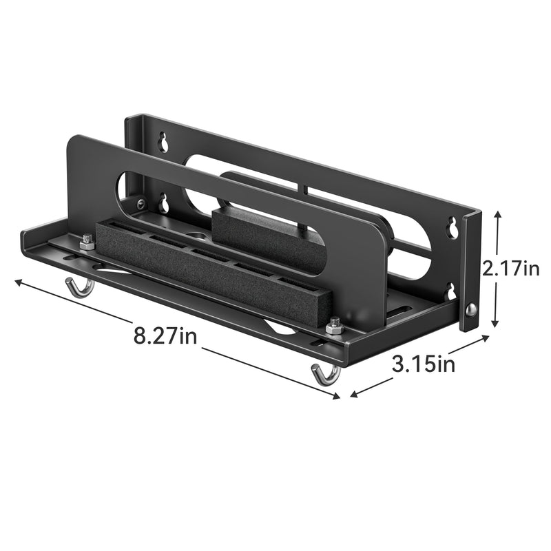 Wall Mount Compatible with Nintendo Switch 1/OLED/2 | Switch Dock Wall Mount with Controller & Game Card Storage, Space-Saving Gaming Organizer