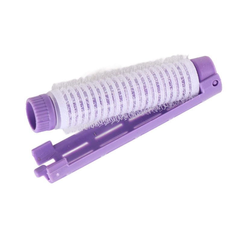 20 Pieces Self Grip Small Hair Curlers Self Grip Salon Hairdressing Curlers Hair Rollers Salon Hairdressing Tail Comb Hairdressing Curlers Tools for Women (Purple)