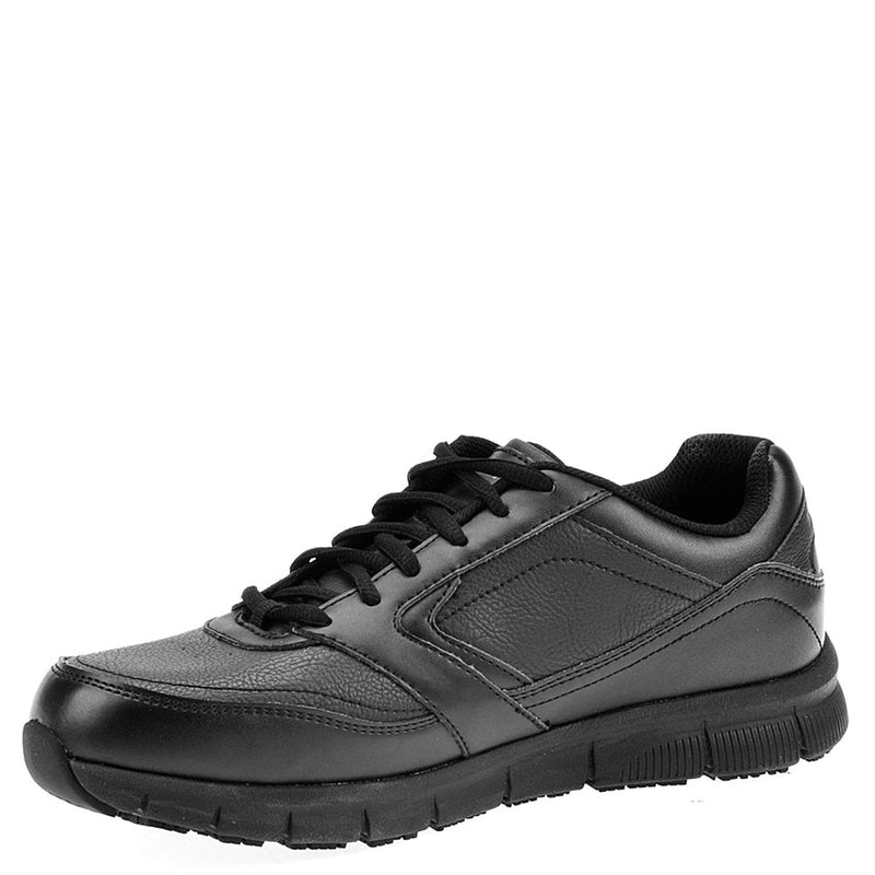 Skechers Women's Nampa - Wyola Food Service Shoe 7.5 Black Polyurethane