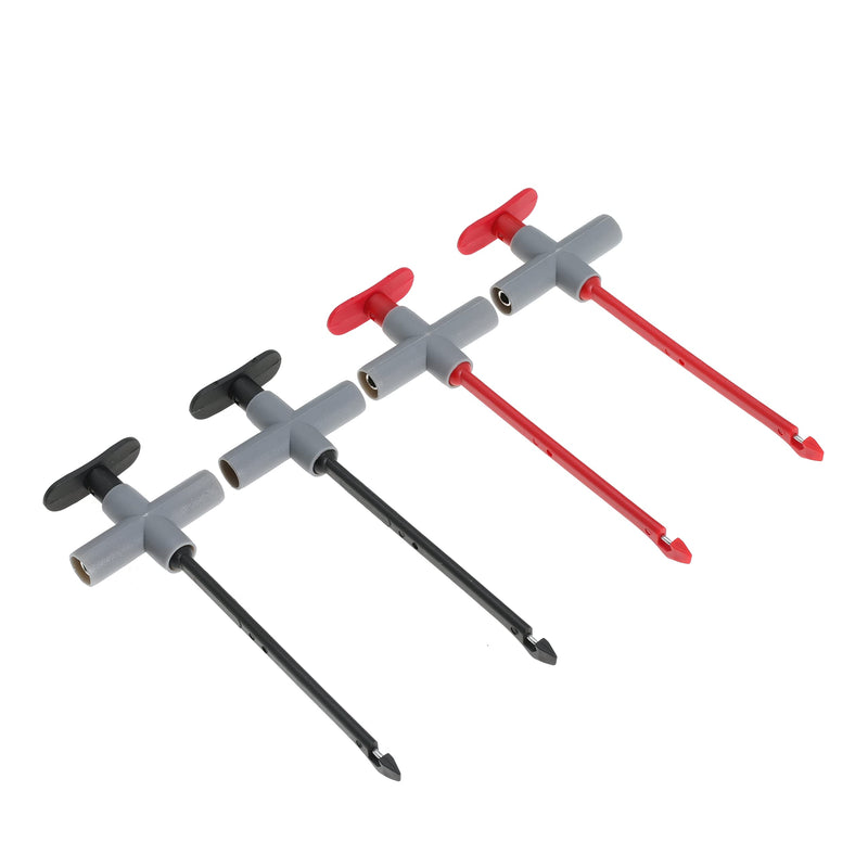 Puncture Probe Test Leads Wire-Piercing Test Clip Multimeter Testing Tool for Automotive Car Repairing and Electrical Testing 4 PCS